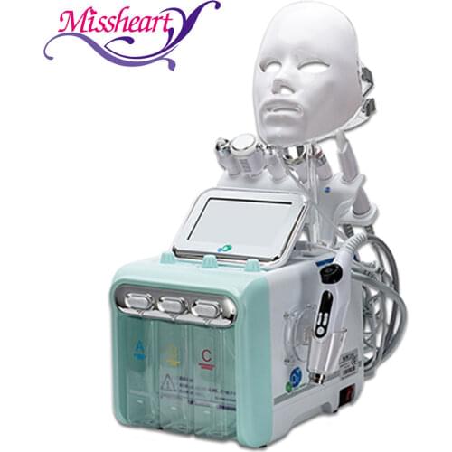 8 In 1 Hydrafacial Dermabrasion FACE MASK Water Oxygen Jet Peel Hydra Skin Scrubber Facial Beauty Deep Cleansing RF Face Lifting