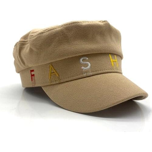 Fashion womens Black Hat Cap Women Casual Streetwear rope flat cap Elegant solid Autumn winter Warm Beret Hat Female