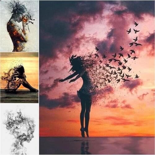 5D Diy Diamond Painting Woman Cross Stitch Kit Full Drill Square Embroidery Mosaic Art Picture of Rhinestones Home Decoration