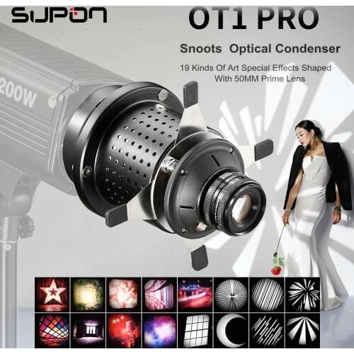 OT1 PRO Focalize Conical Snoots Photo Optical Condenser Art Special Effects Shaped Beam Light Cylinder for Bowens mount