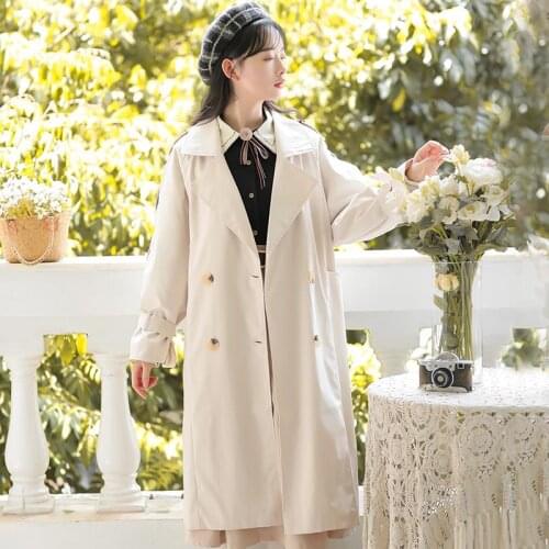 Autumn Winter Women Trench Elegant coat women Sashes Button Fashion patchwork Long sleeve Female Trench 2020 HOT