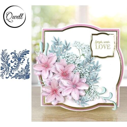 QWELL Leaf Vine Metal Cutting Dies for Scrapbooking and Card Making Paper Embossing Craft New 2019 die cuts
