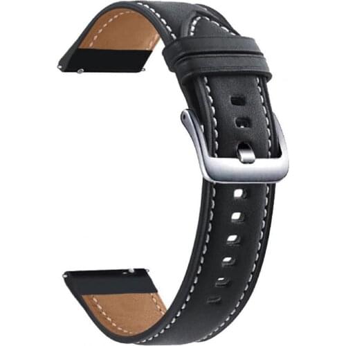 22mm Genuine Leather Replace Watchband Strap for Samsung for Huawei Watch GT2 Leather Replace Watchband Strap Watchband Strap