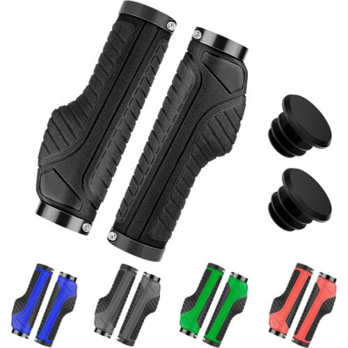 Rubber Bicycle Grips Bike Handlebar Grip Cover BMX MTB Mountain Bicycle Handles Anti-skid Bar Grips Fixed Gear Bicycle MTB Part