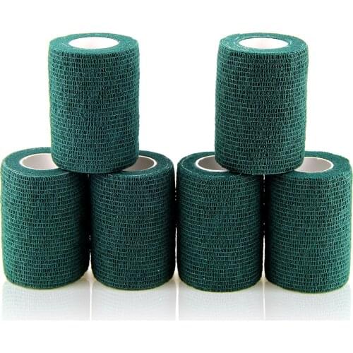 6 Rolls 7.5cm Self Adhesive Bandage Nonwoven Bandage Sports Tape Breathable Muscle Wraps Medical Health Care