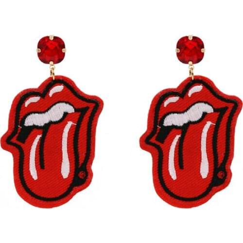 Oorbe Bohemian Earring For Women Eyes Mouth Drop Earrings Statement Jewelry Earrings Hot Selling Fashion Accessories 2021 Bijoux