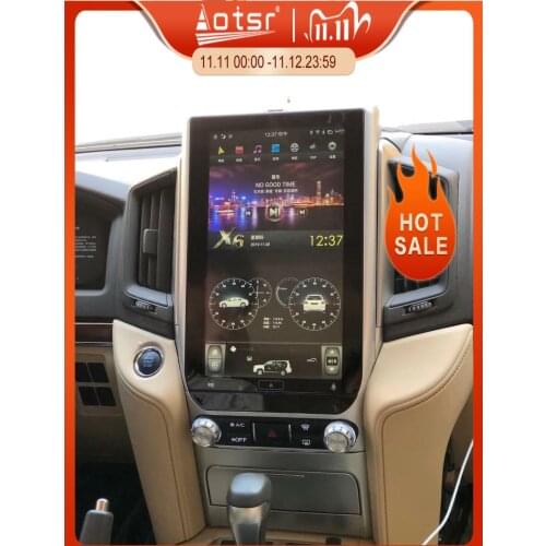 Tesla Big ScreenCar Radio For Toyota Land Cruiser LC200 2018+ GPS Navigation Android Multimedia Player Auto Stereo Audio Unit