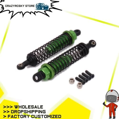 80mm Rear Shock Absorber Damper Oil Filled Type For Rc Hobby Car 1/12 Wltoys L959 L969 L979 L202 L212 L222 K959 LengthAdjustable