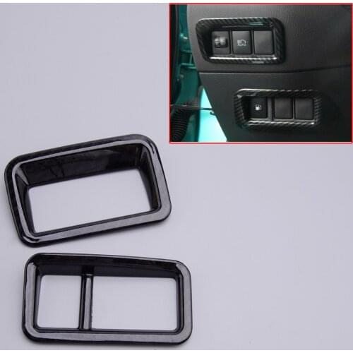 1 Set Headlight Lamp Adjustment Switch Button Cover Trim ABS Fit For Toyota CHR 2016 2017 2018 2019 2020 Left Hand Drive