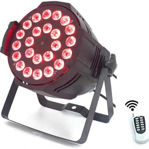 100m Wireless control with dj Par Light RGBWA 5in1 24x15W PAR LED DJ Equipment led Strobe light