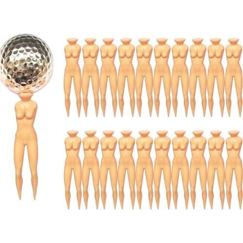 20Pcs Naked Lady Manikin Prank Gift Plastic Golf Tees Ball Holder Accessories advanced Creativity