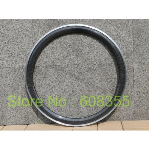 50mm 3k UD Carbon Matt Glossy 700C Road Bike Clincher Wheel Rim aluminium Side 20.4mm 23mm wide