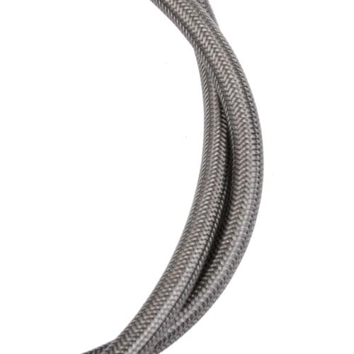 90CM Grey Motorcycle Brake Oil Hose Motor Bike Braided Brake Line Cable 10mm