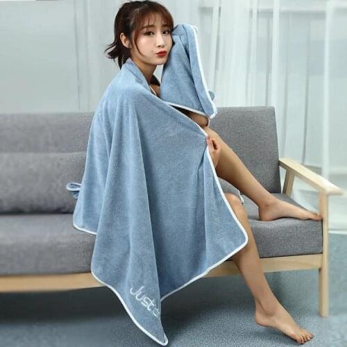 Bath towels for adults and men large towels coral fleece, strong absorbent non-linting soft and quick-drying wrap towels large