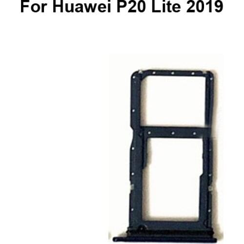 For Huawei P20 Lite 2019 New Tested Sim Card Holder Tray Card Slot For Huawei P 20 Lite 2019 Sim Card Holder Replacement Parts