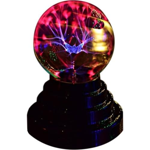 Electrostatic Ball 3 Inch Usb Battery Dual-use Magic Ball Ion Ball Induction Car Lightning Ball Glow Ball
