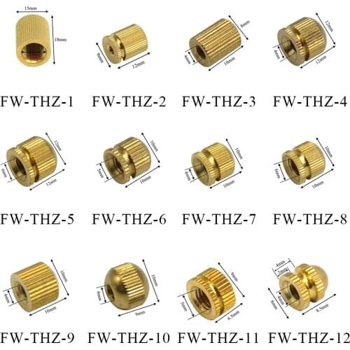 Lighting fittings pure brass flower branch flower nut screw flower cover fixed decorative cover tooth cap can be customized