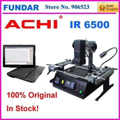 Hot sale Free shipping Offical agent intelligent temperature system software control ACHI IR6500 Dark IR BGA rework station
