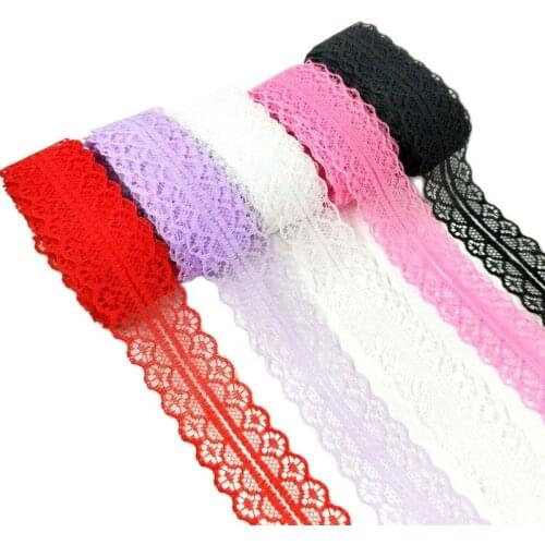 HL3 yards/30 yards 30mm Width Bilateral Craft Net Embroidery Ribbon Lace Wedding / Birthday Christmas Bow Decorations