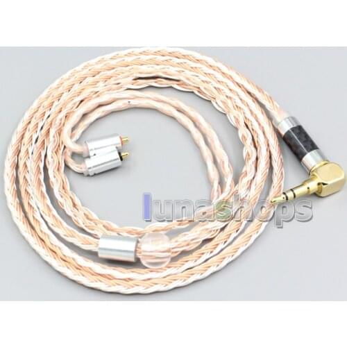 LN006718 3.5mm 2.5mm 4.4mm XLR 16 Core Silver Plated OCC Mixed Earphone Cable For UE Live UE6Pro Lighting SUPERBAX IPX