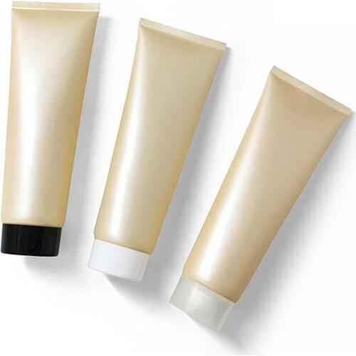 200ml Matte Soft Tubes Beige Squeeze Bottle Refillable Makeup Tools Accessories Sunscreen Cream Hose Containers 30pcs/lot
