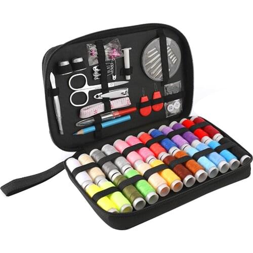 Sewing Kit Thread Set Premium Repair Set Needle Thread Kit for Sewing 95pcs with Storage bag Sewing Machine Tools