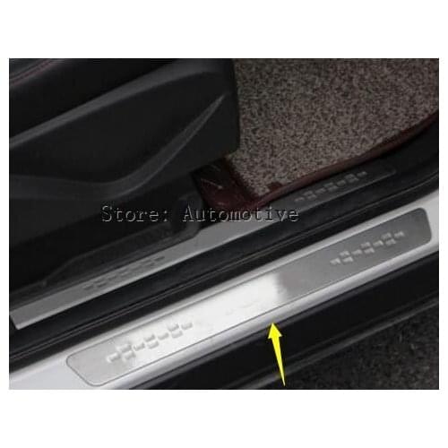 Auto Door sill plate scuff plate for ford KUGA 2013-2016 stainless steel,auto accessories,free shipping