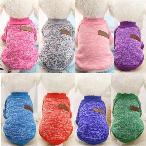 New Dog Clothes for Small Dogs Soft Pet Dog Sweater Clothing for Dog Summer Chihuahua Clothes Classic Pet Outfit Ropa