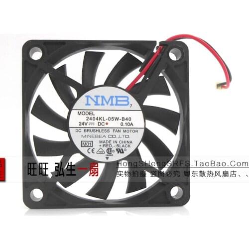 2404KL-05W-B40 6010 24V 0.10A 6CM / cm Double Ball Inverter Fan