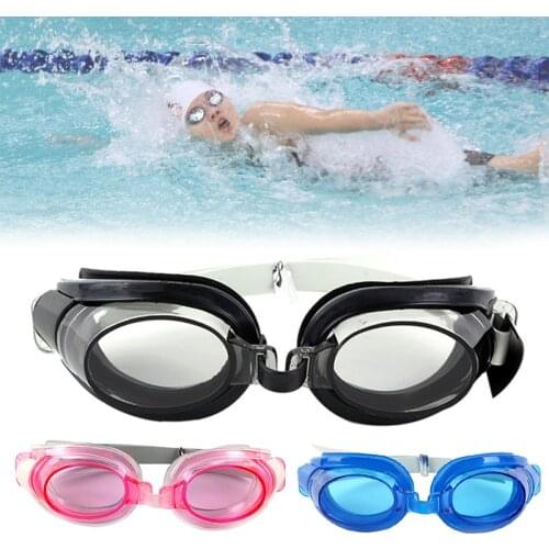Professional Swimming Goggles With Nose Clip Ear Plug HD Anti-Fog UV Adjustable Glasses Belt Adult Waterproof Silicone Glasses