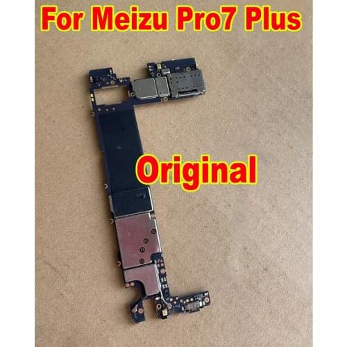 Original Unlock Test Working Electronic Panel Mainboard For Meizu Pro7 Plus Pro 7 plus Motherboard Card Fee Circuits Flex Cable
