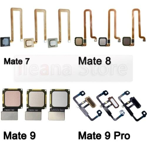 Original Home Back Button Key Fingerprint Sensor Flex Cable For Huawei Mate 7 8 9 Pro Back Touch ID Fingerprint Flex Cable