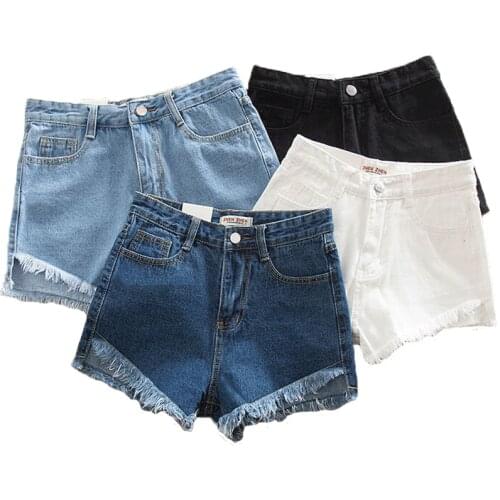 Zoki Sexy Women Denim Short Summer Fashion Tassel Female Jeans High Waist A Line Pocket Black Slim Streetwear Wide Leg Shorts