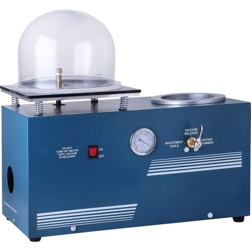 Jewelry Lost Wax Cast Combination Vacuum Investing Casting Investment Machine Table Top y0322