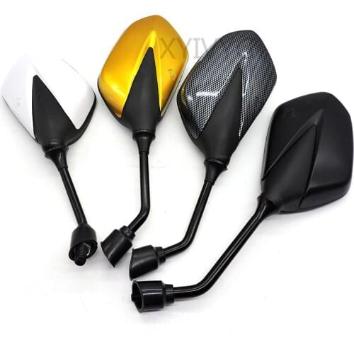 Motorcycle Electric Bicycle Universal RearView Mirrors For Honda Triumph Suzuki Yamaha BMW Kawasaki Snake Skin Mirror Scooter