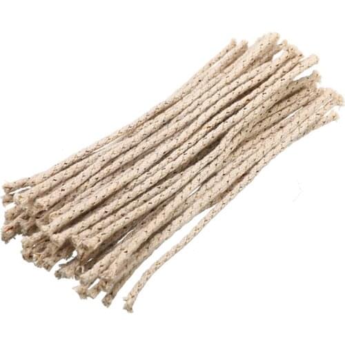 15pcs/Lot Kerosene Lighter Universal Copper Wired Cotton Core Wicks Replacement For Zp Zorro Petrol Lighter DIY Repair Supplies