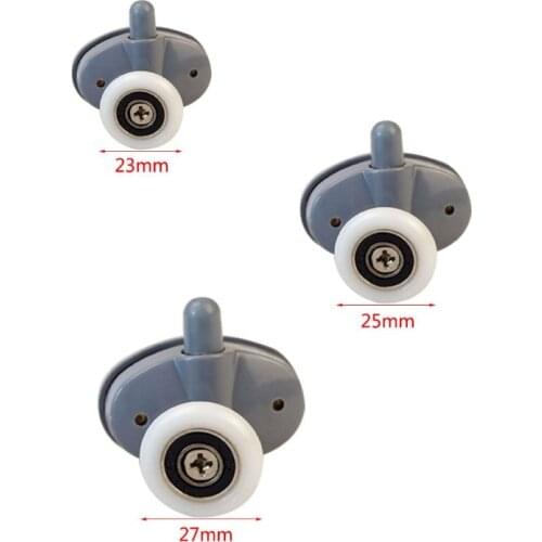 8Pcs/Set Adjustable Shower Room Cabins Pulley Bathroom Roller Sliding Door Wheel