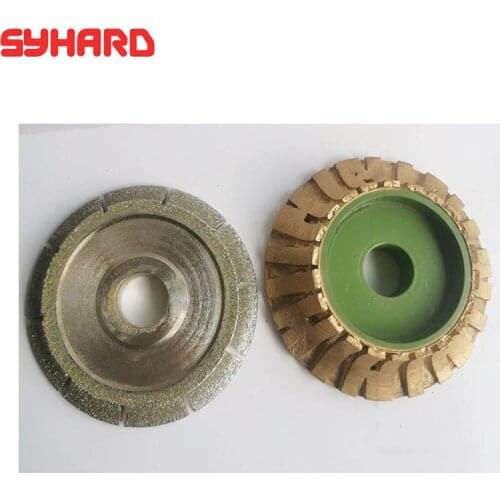Diamond Abrasive Wheel For Edge Grinding Machine Round Angel Edge Sintering/Plating Abrasive Wheel