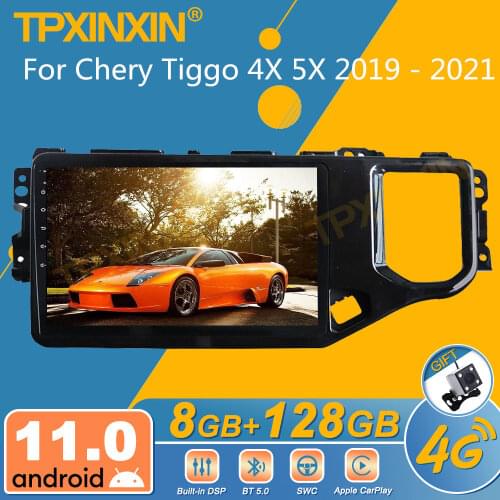 4G+128GB Android 10 screen Car Multimedia DVD Player For Chery Tiggo 4 2019 GPS Navigation Auto Radio Audio Music Stereo Head