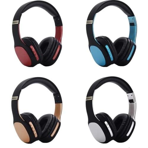 MH3 Wireless Bluetooth Headphones Stereo Headset Adjustable sound level Gaming Earphones with Microphone for Phone Pad Laptop