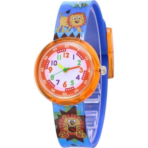 Brand New Fashion Cute Harajuku The Lion Girls Boys Children Watch Cartoon SportS Jelly Watch Women HOT Gift Wrist Watch reloj