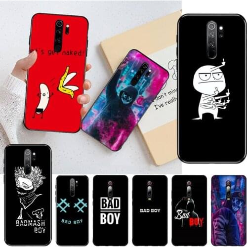 CUTEWANAN BAD BOY Luxury Unique Design Phone Cover for Redmi 8A Note 9 8 8T 7 6 6A 5 5A 4 4X 4A Go Pro