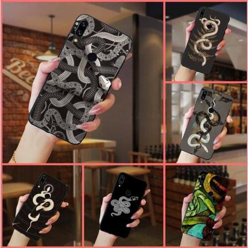 Snake Animal painting coque Phone Case For Xiaomi Redmi note 7 8 9 t k30 max3 9 s 10 pro lite