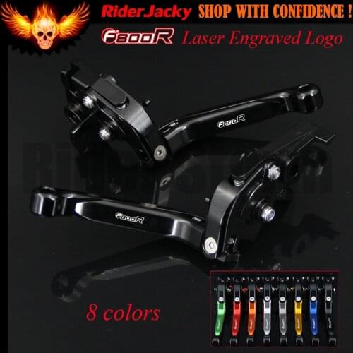 For BMW F800R F800 R 2009-2017 2011 2012 2013 2014 2015 2016 Full Black Motorcycle CNC Adjustable Extendable Brake Clutch Levers
