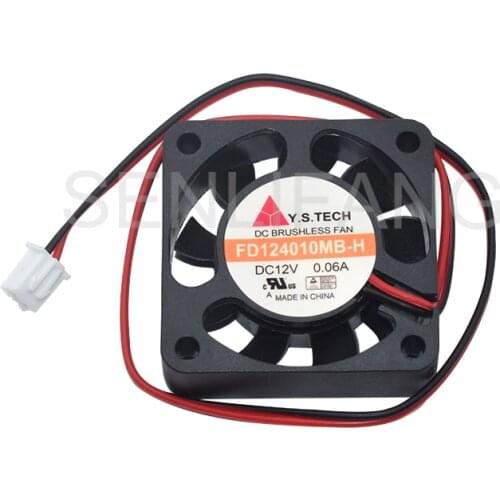 For Original FD124010MB-H 12V 0.06A 4CM 4010 Ball Fan