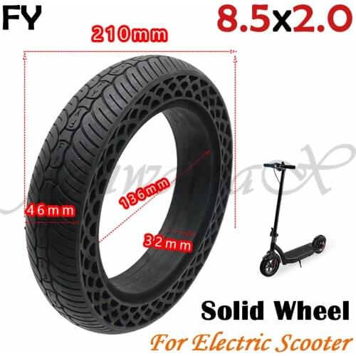 FY 8 1/2x2 solid tyre for Xiaomi Mijia M365 zero 10x Electric Scooter Wheel Explosion-Proof Tires with mesh 8.5 Inch 8.5x2.0