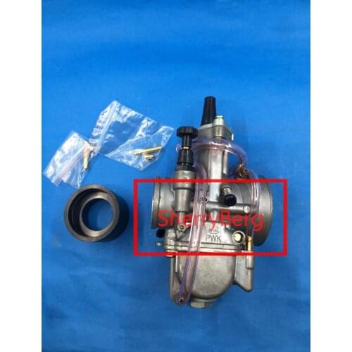 Free shipping 34mm for KOSO PWK 34 Power Jet Carburetor Carburettor Carb Flat Slide Dirt Pit Bike ATV Buggy Kart