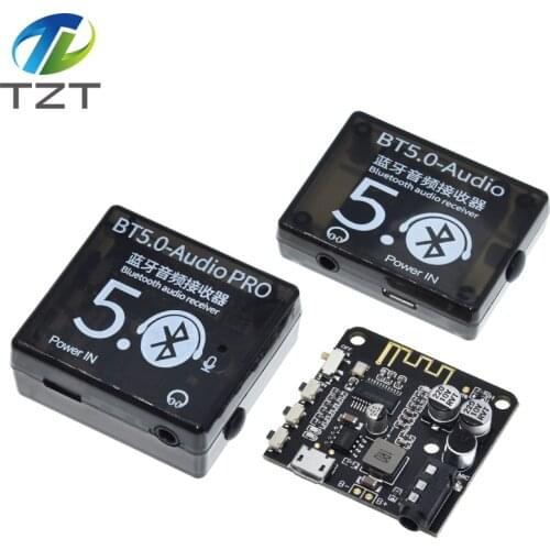 Mini Bluetooth 5.0 Decoder Board Audio Receiver BT5.0 PRO MP3 Lossless Player Wireless Stereo Music Amplifier Module With Case