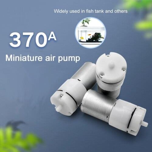 370A Miniature Air Pump 12V Leg massager Electric Diaphragm Air Pump Fish Tank Booster Air Pump