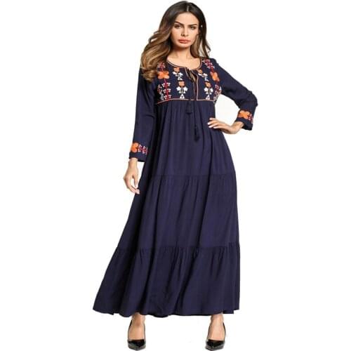 Islamic clothing muslim dress women muslim abaya turkish islamic clothing kaftan dubai abaya for women clothes turkey KK2629